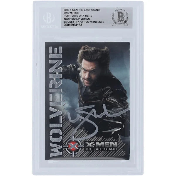 Hugh Jackman Signed 2006 X-Men The Last Stand #W2 Card | Beckett Authenticated