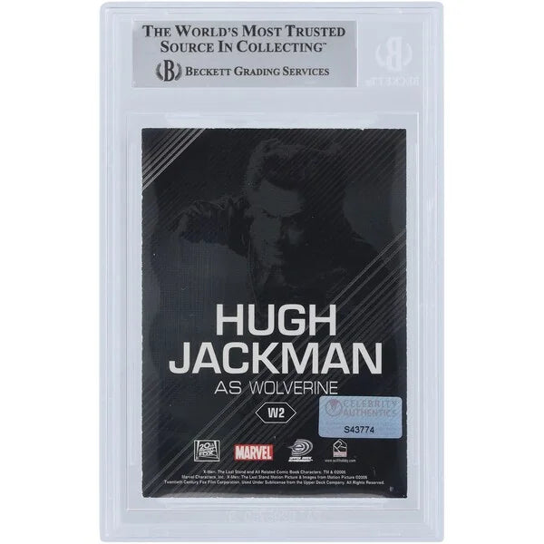 Hugh Jackman Signed 2006 X-Men The Last Stand #W2 Card | Beckett Authenticated