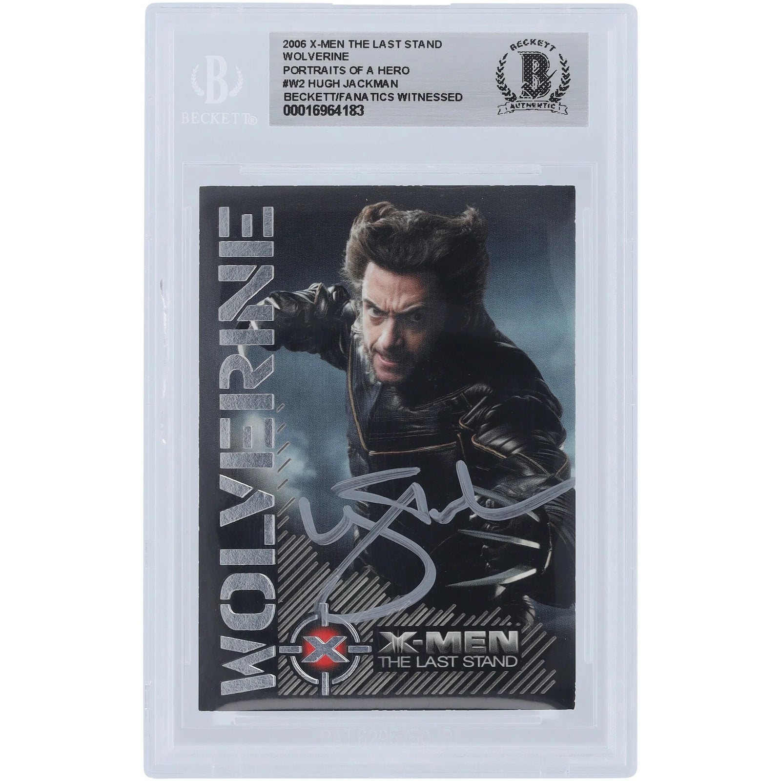 Hugh Jackman Signed 2006 X-Men The Last Stand #W2 Card | Beckett Authenticated