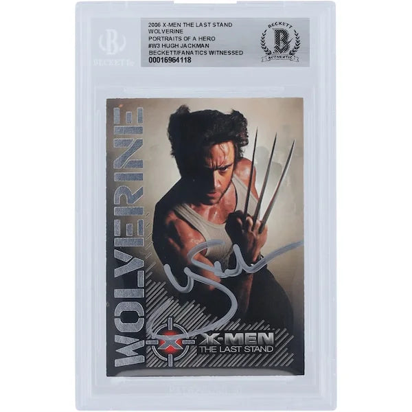 Hugh Jackman Signed 2006 X-Men The Last Stand Card #W3 | Beckett Authenticated