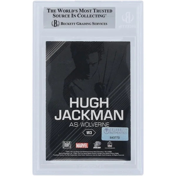 Hugh Jackman Signed 2006 X-Men The Last Stand Card #W3 | Beckett Authenticated