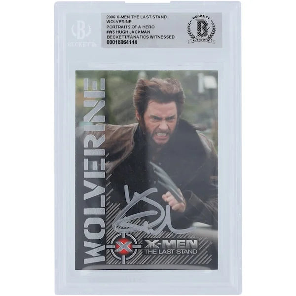 Hugh Jackman Signed 2006 X-Men The Last Stand Card #W5 | Beckett Authenticated