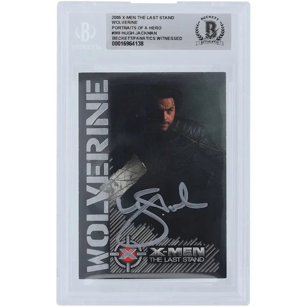 Hugh Jackman Signed 2006 X-Men The Last Stand Card #W8 | Beckett Authenticated