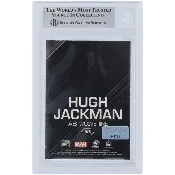 Hugh Jackman Signed 2006 X-Men The Last Stand Card #W8 | Beckett Authenticated