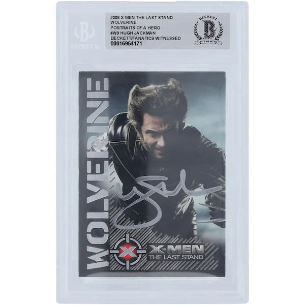 Hugh Jackman Signed 2006 X-Men The Last Stand Card #W9 | Beckett Authenticated