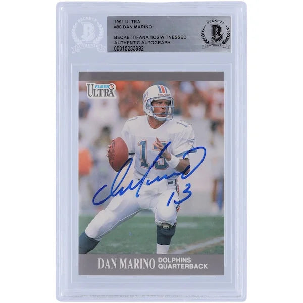 Dan Marino Signed 1991 Fleer Ultra #88 Card | Beckett Authenticated