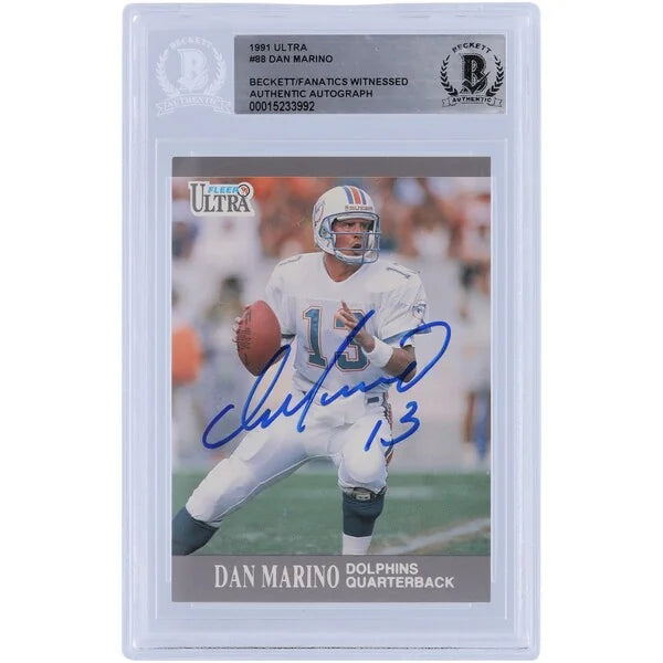 Dan Marino Signed 1991 Fleer Ultra #88 Card | Beckett Authenticated