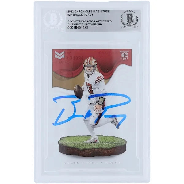 Brock Purdy Signed 2022 Panini Chronicles Magnitude Rookie Card | Beckett Authenticated