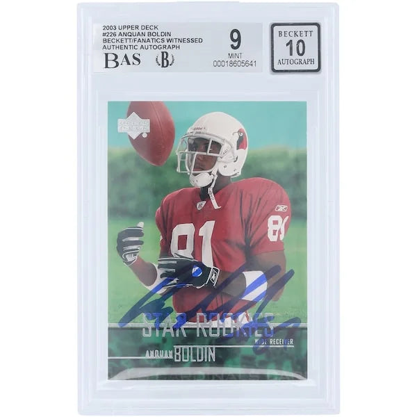Anquan Boldin Signed 2003 Upper Deck #226 Rookie Card | Beckett Authenticated