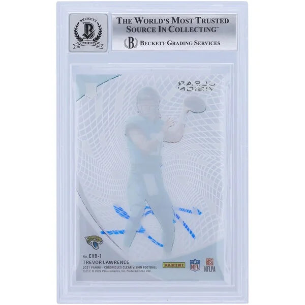 Trevor Lawrence Signed 2021 Panini Chronicles Clear Vision #CVR-1 | BGS 10 Rookie