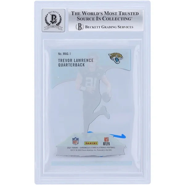 Trevor Lawrence Signed 2021 Panini Chronicles Magnitude Rookie Card | BGS 10