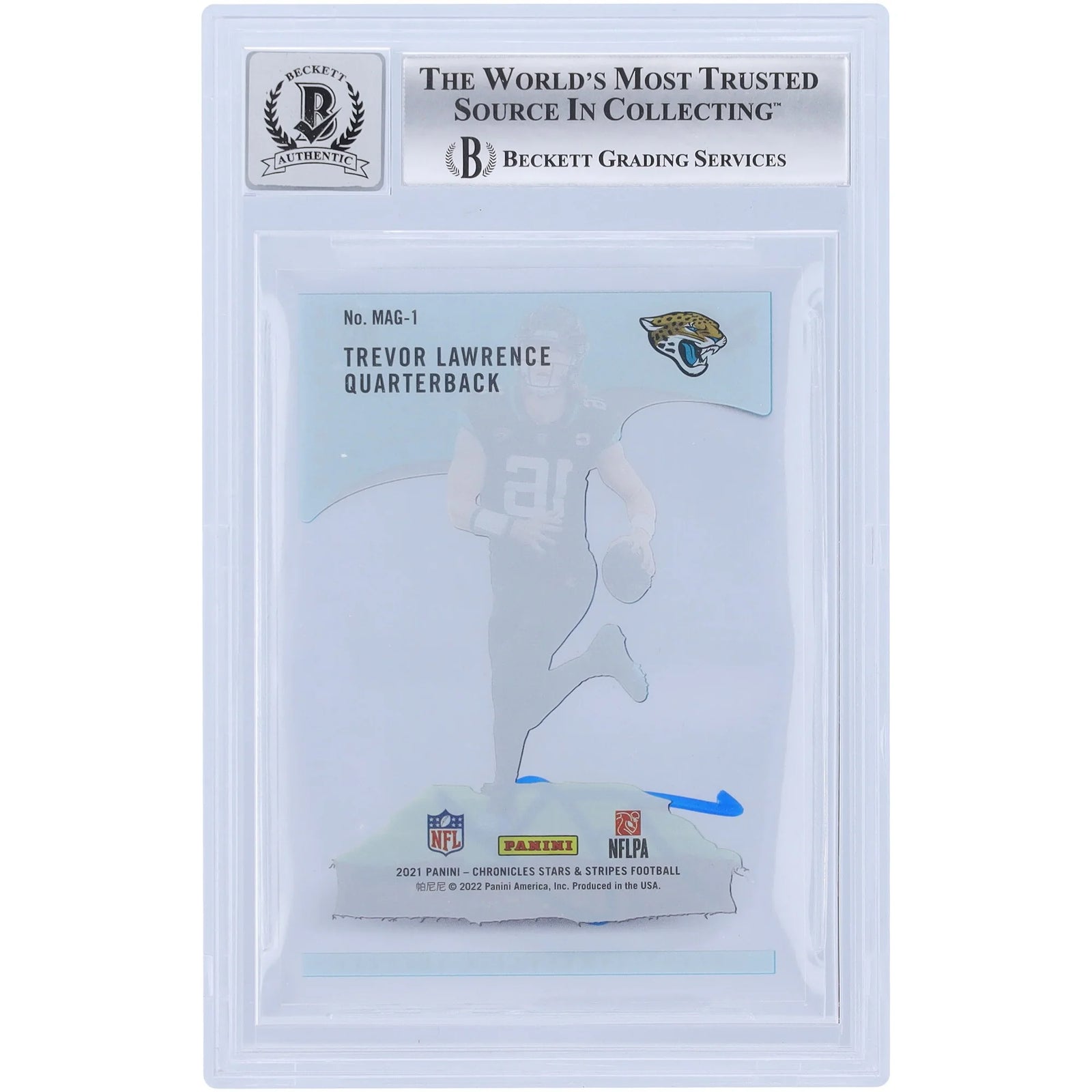 Trevor Lawrence Signed 2021 Panini Chronicles Magnitude Rookie Card | BGS 10