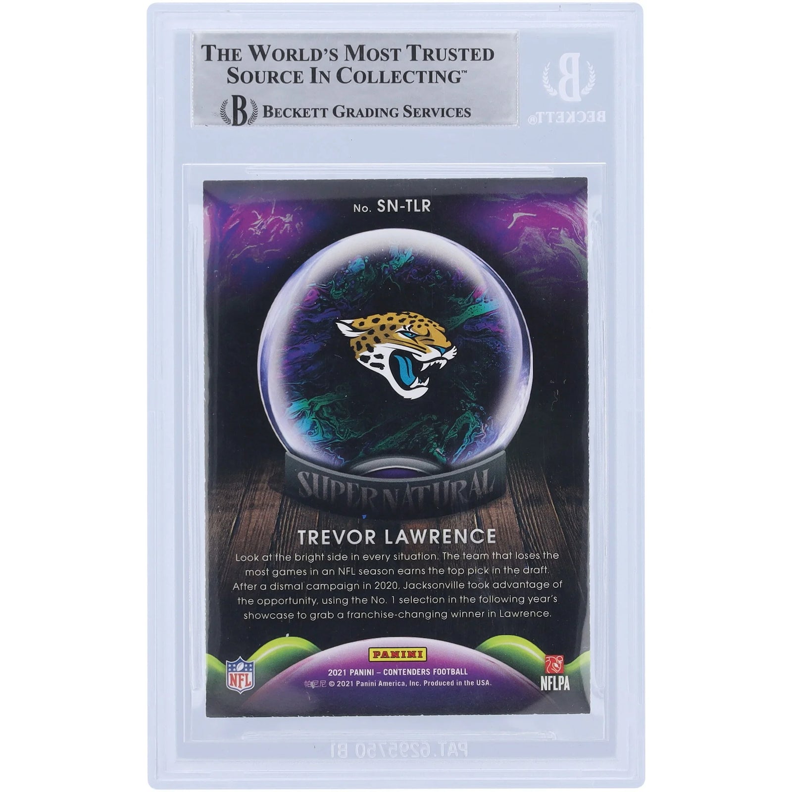 Trevor Lawrence Signed 2021 Panini Contenders Rookie Card | Beckett Witnessed