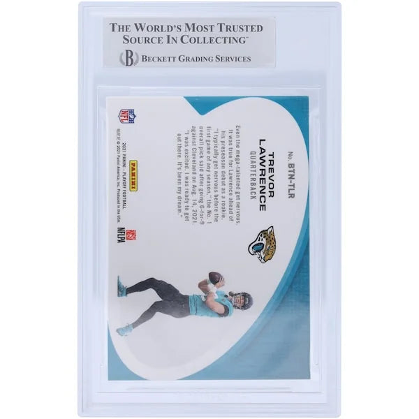 Trevor Lawrence Signed 2021 Panini Playoff Rookie Card | BTN-TLR