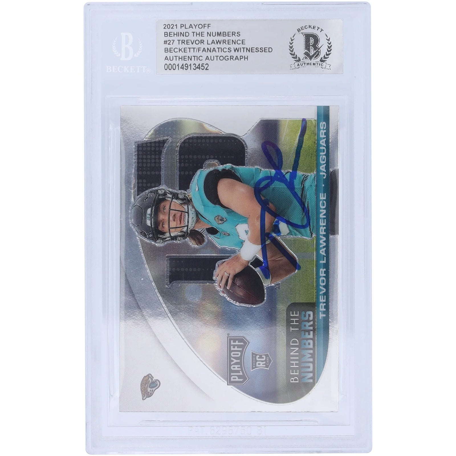 Trevor Lawrence Signed 2021 Panini Playoff Rookie Card | BTN-TLR