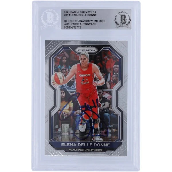 Elena Delle Donne Signed 2021 Panini Prizm #81 | Beckett Authenticated