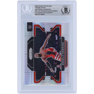 Angelo Dawkins Signed 2022 Panini Prizm Hyper #64 Card | Beckett Authenticated