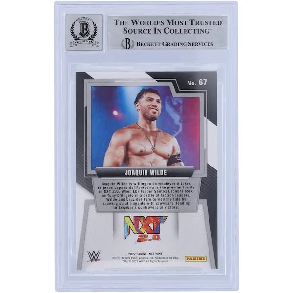 Joaquin Wilde Signed 2022 Panini NXT 2.0 #67 Card | Graded 10