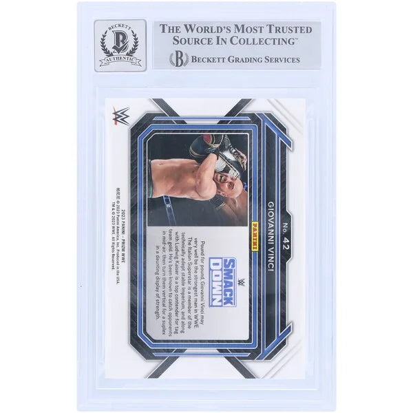 Giovanni Vinci Signed 2023 Panini Prizm #42 Card | Beckett 10