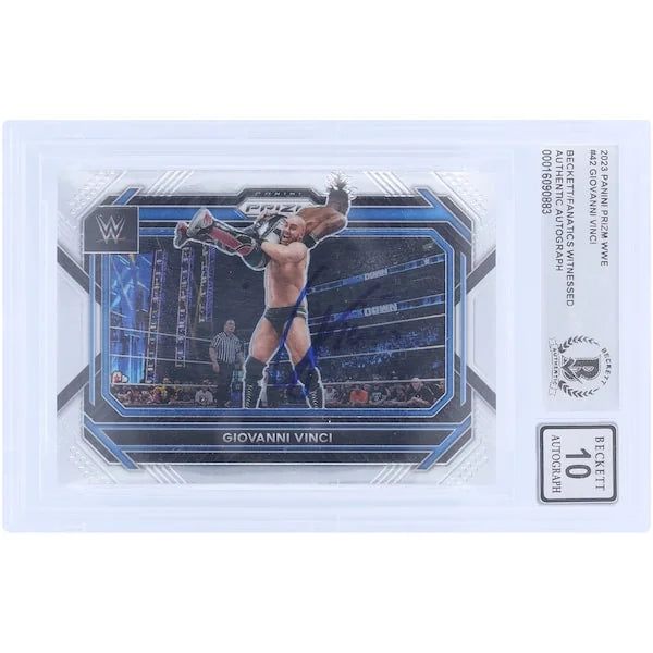 Giovanni Vinci Signed 2023 Panini Prizm #42 Card | Beckett 10