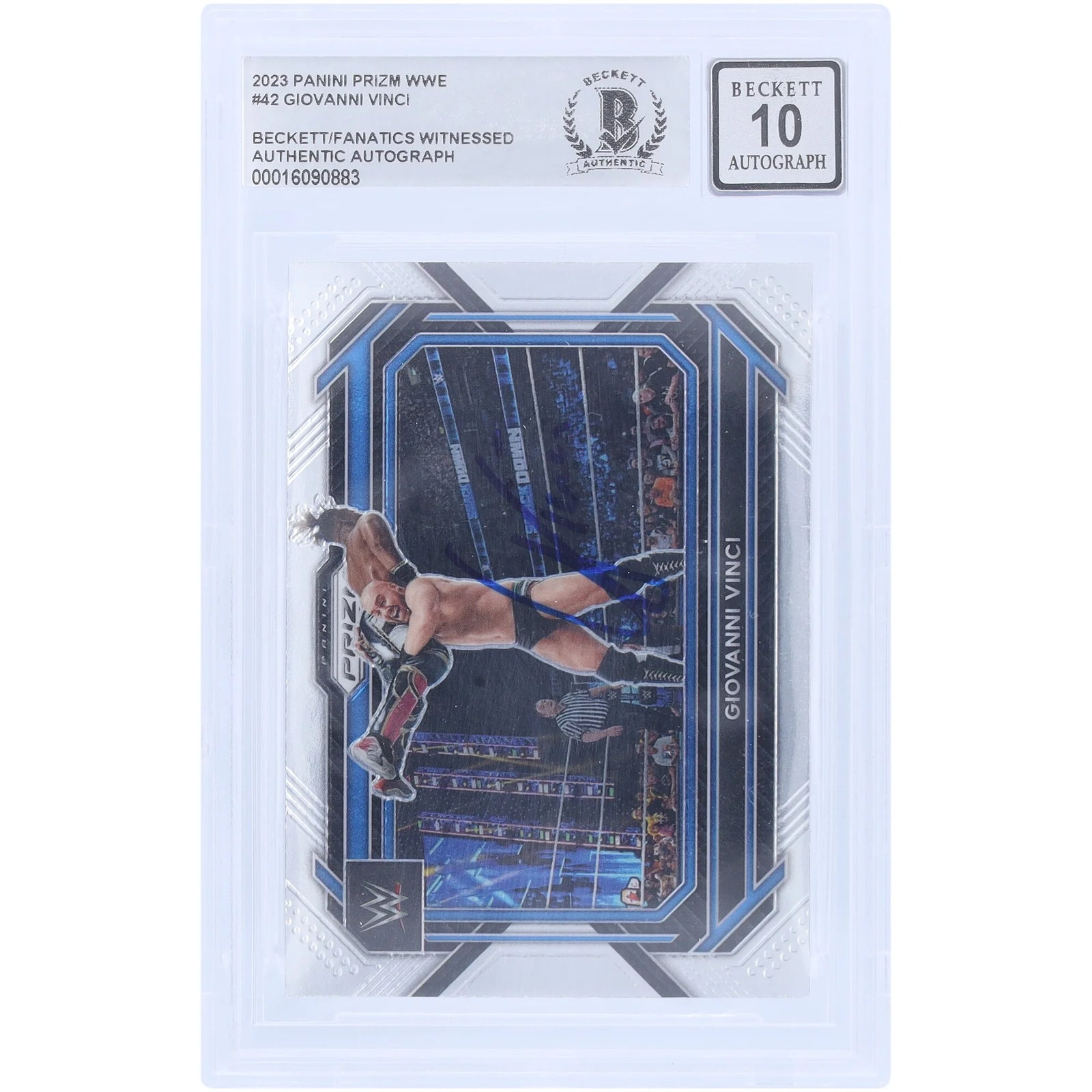 Giovanni Vinci Signed 2023 Panini Prizm #42 Card | Beckett 10