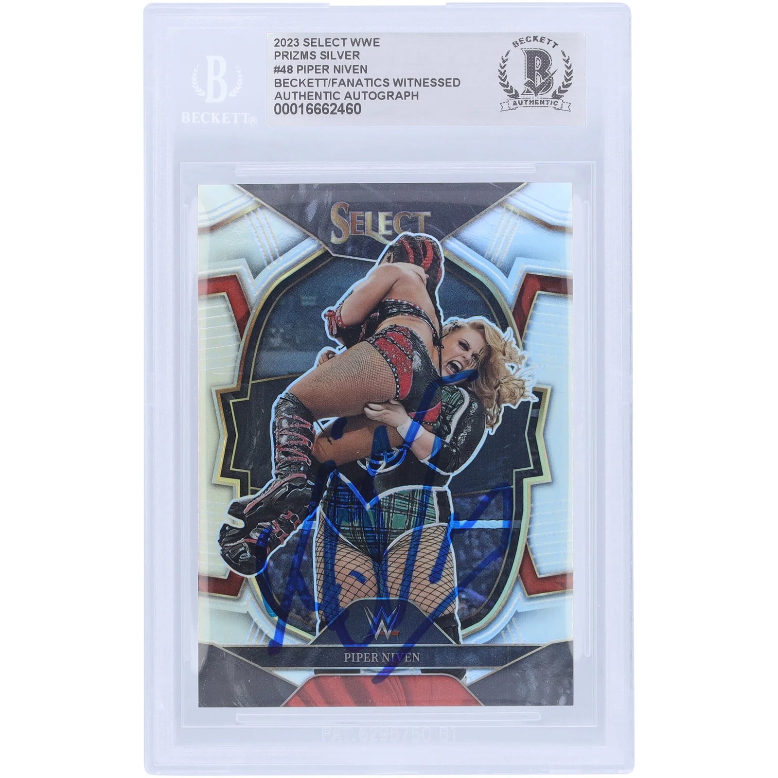 Piper Niven Signed 2023 Panini Select Silver Prizm #48 Card | Beckett Authenticated