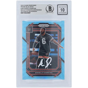 Angelo Dawkins Signed 2023 Panini Prizm #169 Card | Beckett 10