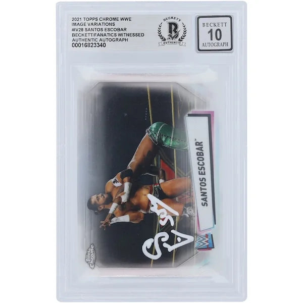 Santos Escobar Signed 2021 Topps Chrome Image Variations #IV-28 | Graded 10
