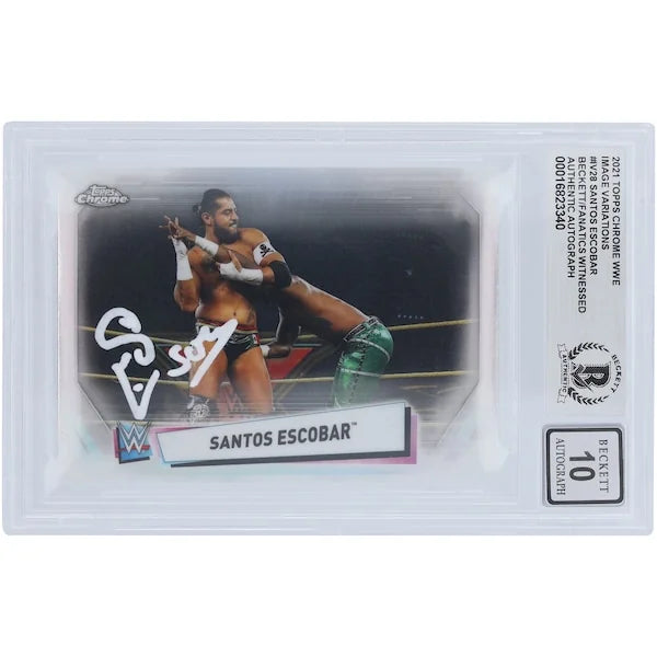 Santos Escobar Signed 2021 Topps Chrome Image Variations #IV-28 | Graded 10