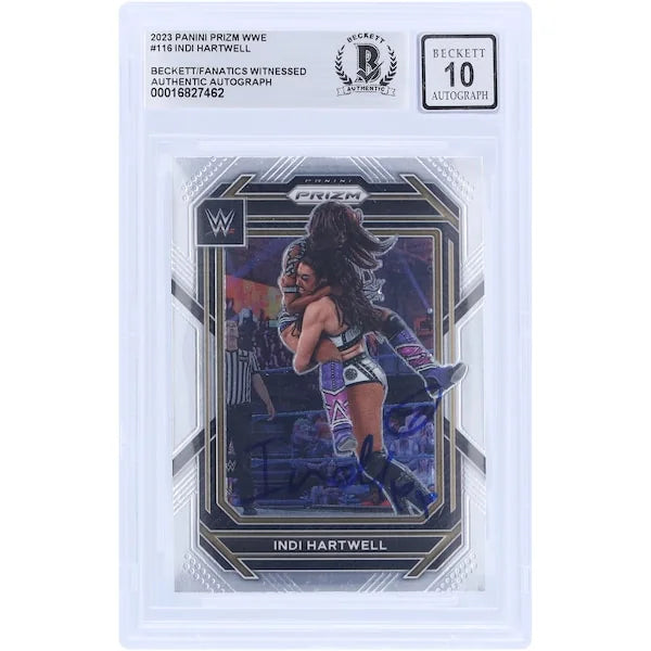 Indi Hartwell Signed 2023 Panini Prizm #116 | Beckett Graded 10