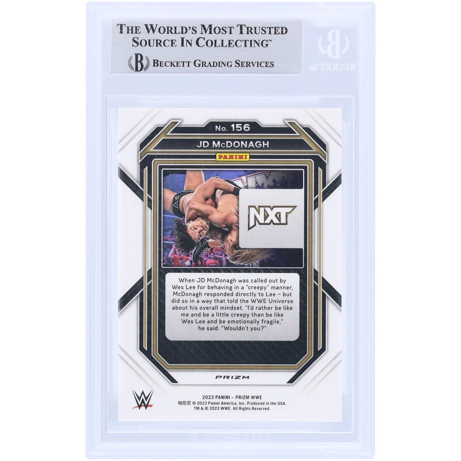 JD McDonagh Signed 2023 Panini Prizm Silver Prizm #156 | Beckett Authenticated