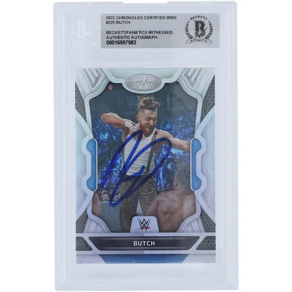 Butch Signed 2022 Panini Chronicles #225 Card | Beckett Witnessed