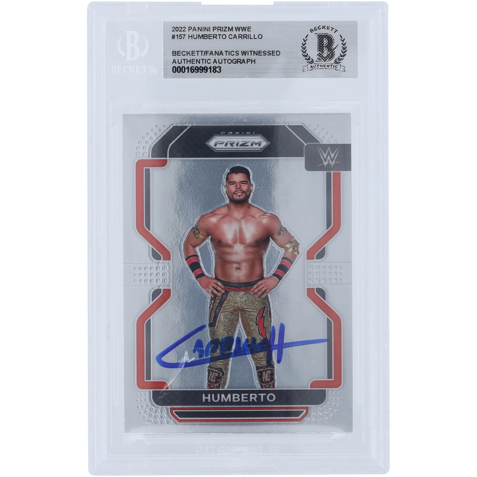 Humberto Carrillo Signed 2022 Panini Prizm #157 Card | Beckett Authenticated