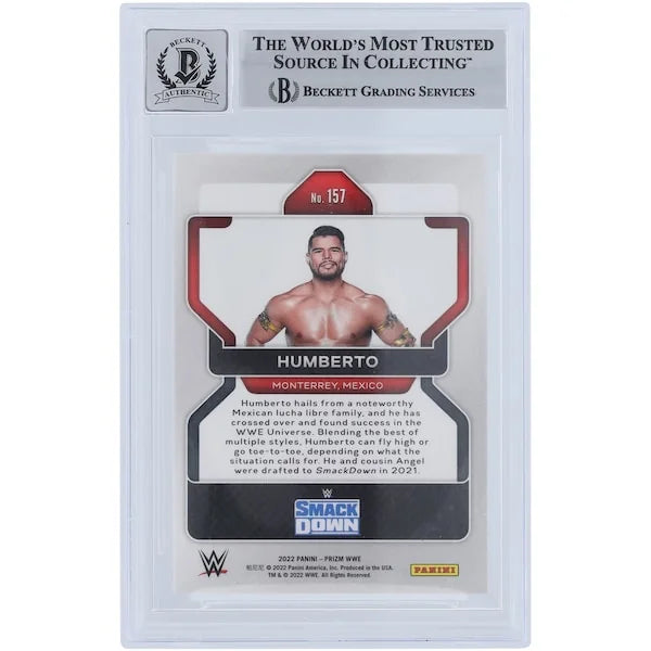 Humberto Carrillo Signed 2022 Panini Prizm #157 | Beckett Graded 10