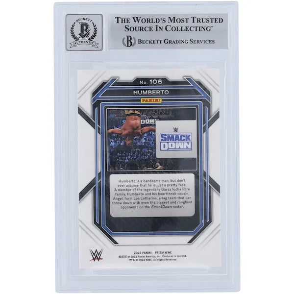 Humberto Carrillo Signed 2023 Panini Prizm #106 | Beckett Graded 10