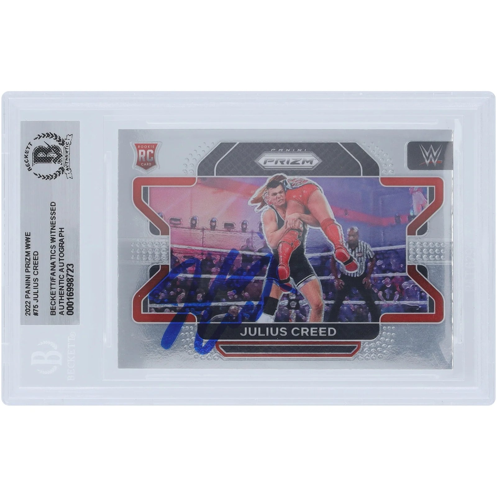 Julius Creed Signed 2022 Panini Prizm #75 Rookie Card | Beckett Authenticated