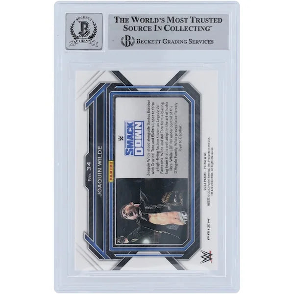 Joaquin Wilde Signed 2023 Panini Prizm Ruby Wave #34 Card | Graded 10