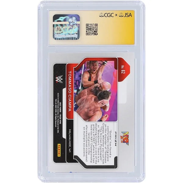 Tommaso Ciampa Signed 2022 Panini Prizm #62 | Ruby Wave