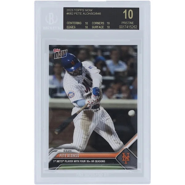 Pete Alonso 2023 Topps Now #682 Black Label | BGS 10 Graded