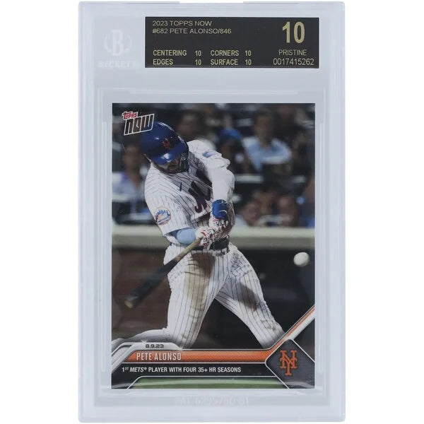 Pete Alonso 2023 Topps Now #682 Black Label | BGS 10 Graded
