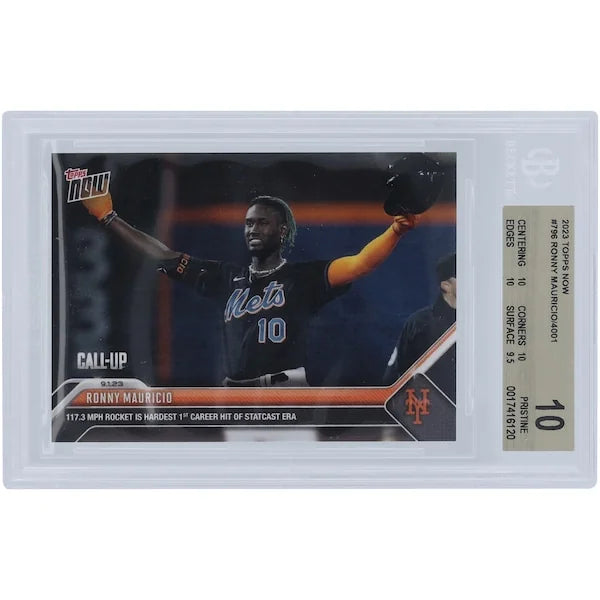 Ronny Mauricio 2023 Topps Now Call-Up Hit #796 Card | BGS 10