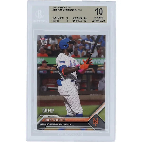 Ronny Mauricio 2023 Topps Now Call-Up #858 | BGS Graded 10
