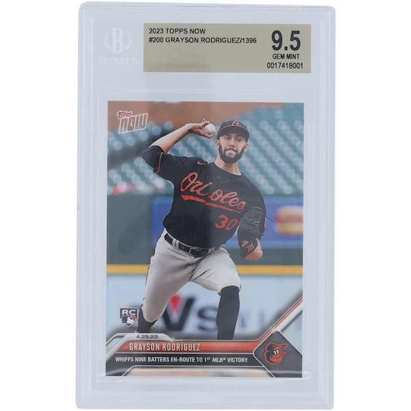 Grayson Rodriguez 2023 Topps Now Rookie #200 Card | BGS 9.5