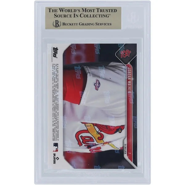 Jordan Walker 2023 Topps Now Opening Day Hit #7 Rookie Card | BGS 10