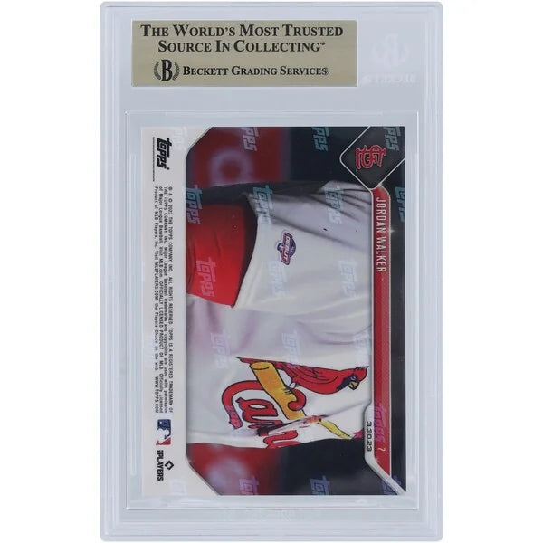 Jordan Walker 2023 Topps Now Opening Day Hit #7 Rookie Card | BGS 10