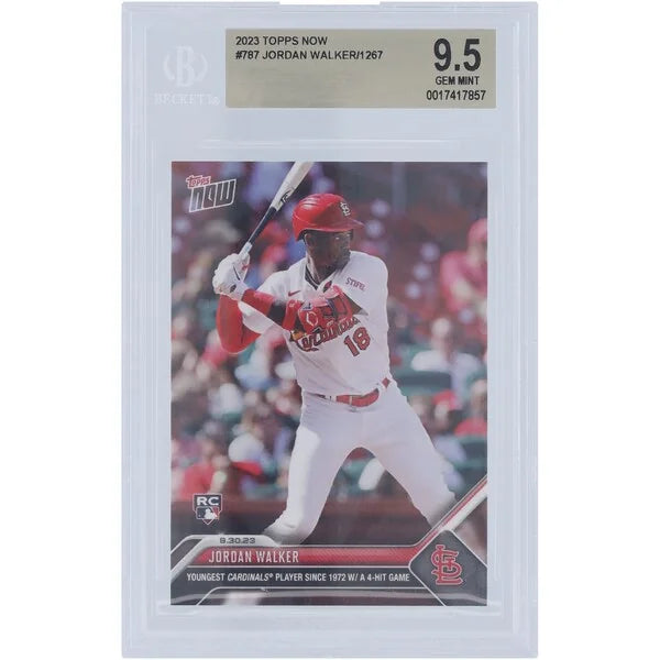 Jordan Walker 2023 Topps Now Rookie #787 Card | BGS 9.5