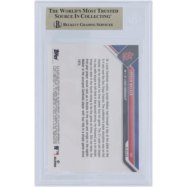 Jordan Walker 2023 Topps Now Rookie #787 Card | BGS 9.5