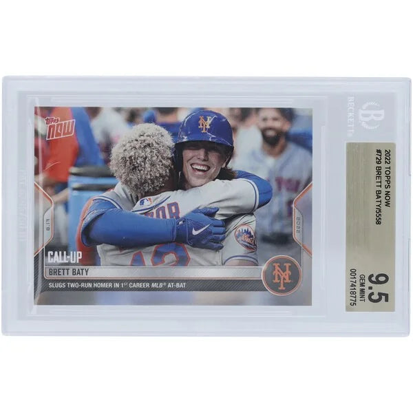 Brett Baty 2022 Topps Now #729 Rookie Card | BGS 9.5