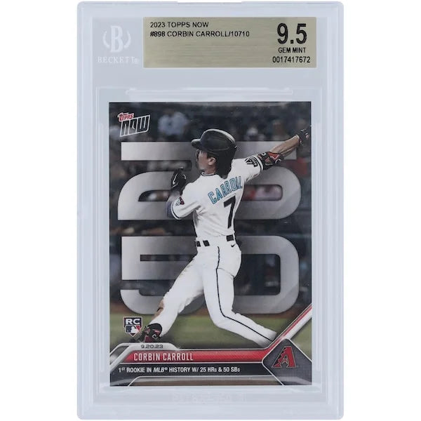 Corbin Carroll 2023 Topps Now Rookie Card #898 | BGS 9.5