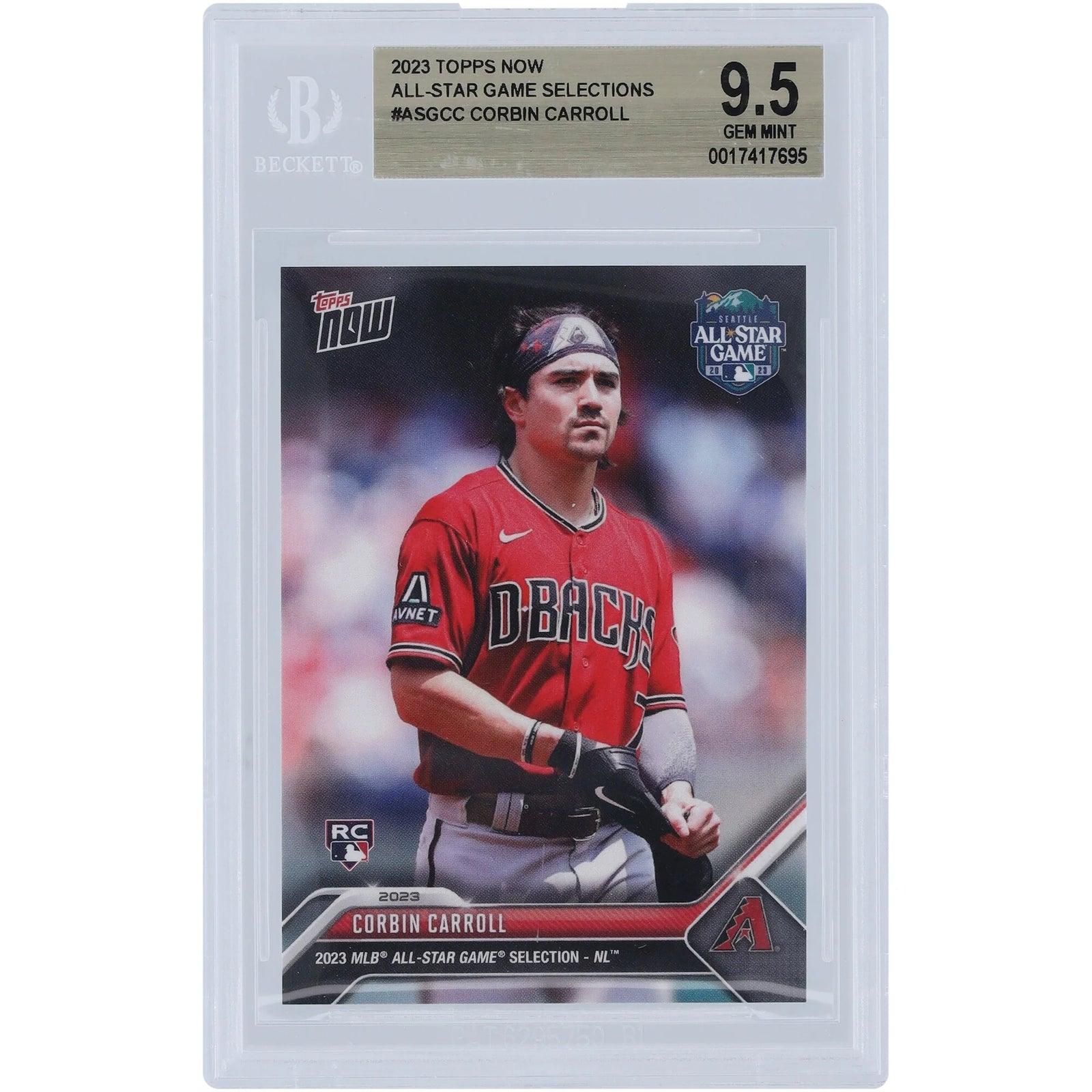 Corbin Carroll 2023 Topps Now All-Star Rookie Card | BGS 9.5